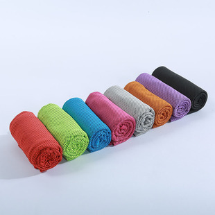 Summer Quick-Drying Ice Towel Cooling Cold Sports Ice Towel Absorbs Sweat and Cools Cooling Ice Silk Ice Towel Custom Logo