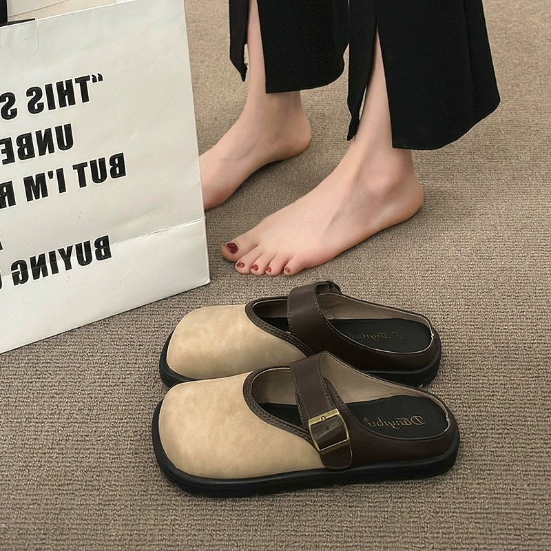 Birken обувь тапочки женские весенние летние носики 2024 новые полутолы женские туфли