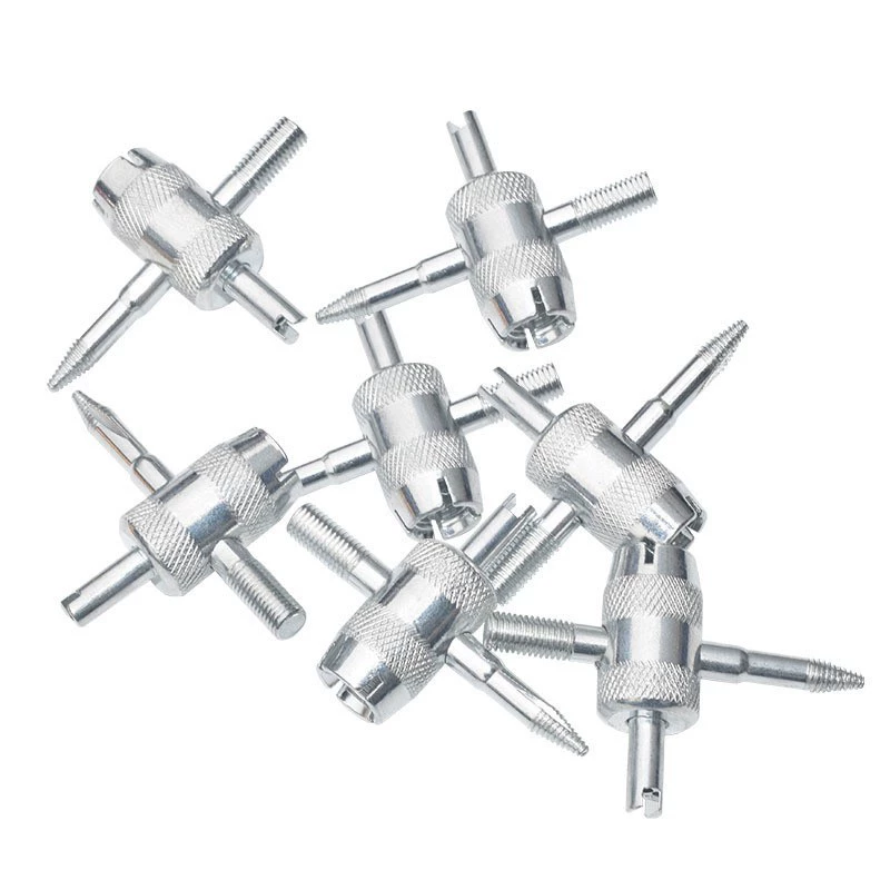 Четыре в одном разъем клапана ключа гаечный ключ переключатель клапана шины автомобиля электромобиль велосипед вентиляционный инструмент