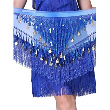H 19843 Belly Dance Hip Scarf Fringe ������Ƭ�ν� �羳