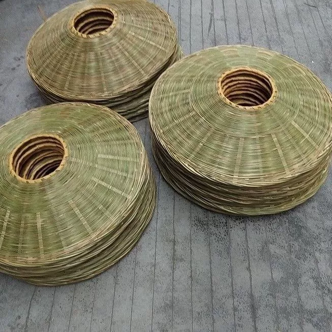 Hengdian снимает бамбуковые плетеные ведра ручной работы