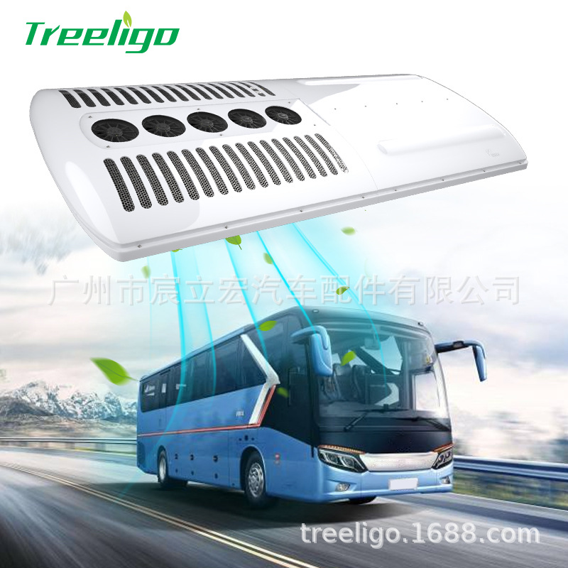 Treeligo nuevo aire acondicionado para autobús, aire acondicionado para automóvil de alta capacidad de enfriamiento, aire acondicionado de estacionamiento para autobús