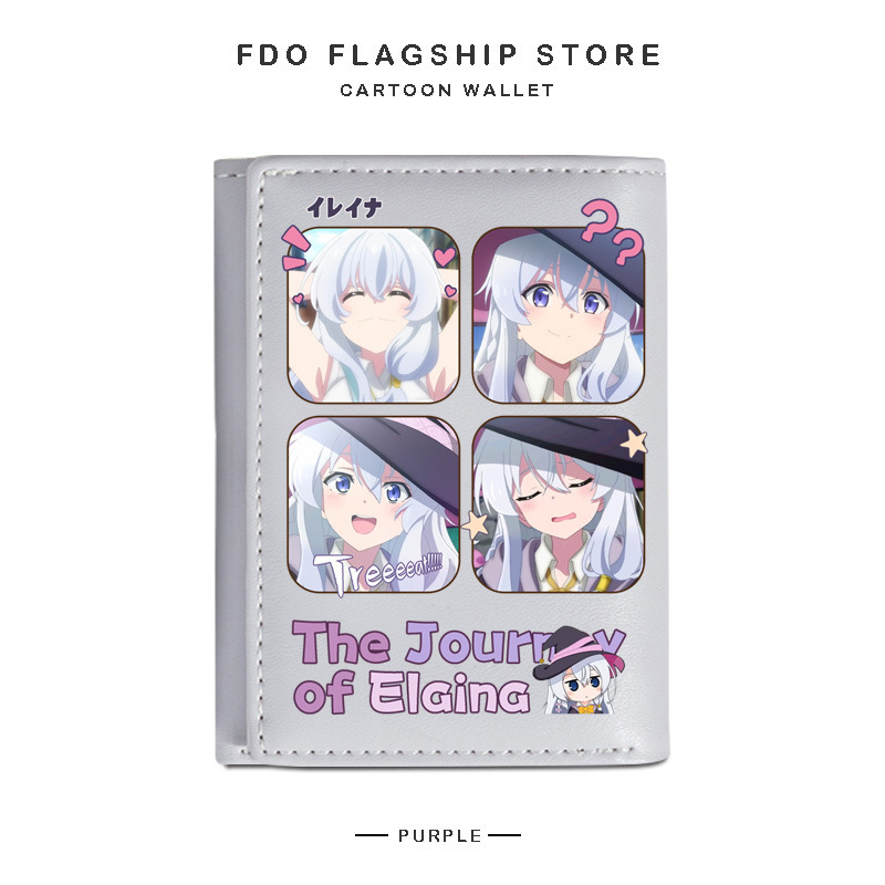 Witch's Journey Irena Peripheral Wallet, Compact Anti-Degaussing Card Holder to Store Driver's License, Cute and Sweet Coin Purse