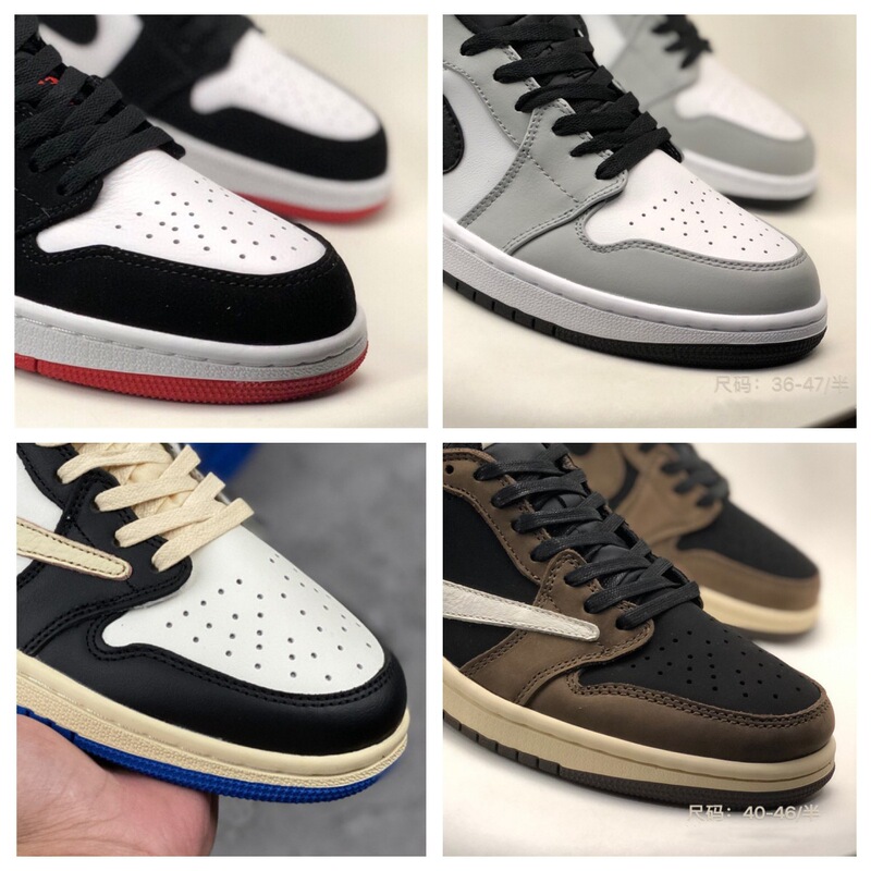 Putian shoes high version pure original aj1 low men's shoes blue and white barb dunk panda sb black and white board shoes basketball shoes