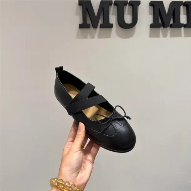 2026 Autumn Retro Patchwork Round-Toe Bow Ballet Flats with Elastic Insole Mary Jane Shoes 2026 Autumn Retro Patchwork Round-Toe Bow Ballet Flats with Elastic Insole Mary Jane Shoes