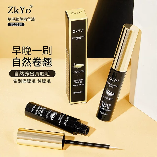 ZkYo Eyelash Essence Serum, Softening and Beautifying Eyebrow and Eyelash Primer Serum, Genuine Wholesale