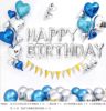 Happy Birthday Happy Balloon Set HappybirthDay Adult Birthday Background Wall layout aluminum membrane balloon
