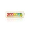 Social electricity volume white brooches
