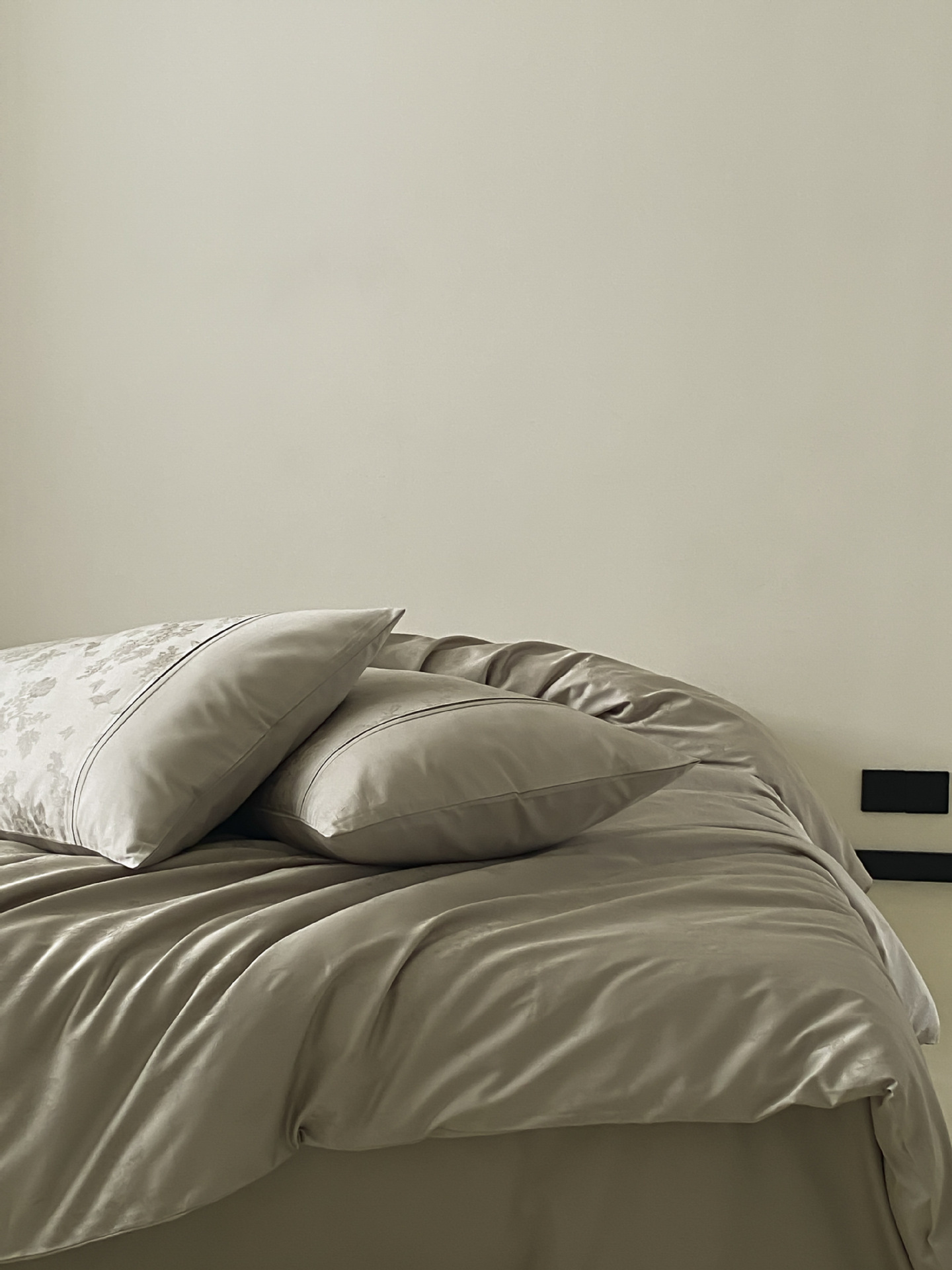 Set lenzuola 4 pezzi in cotone jacquard stile nordico elegante_voghion.com