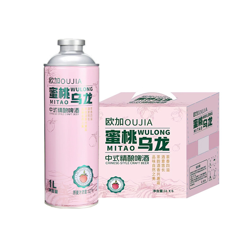 精酿啤酒德国工艺全麦原浆 中式果味 啤酒厂家直销批发代发1L啤酒|undefined