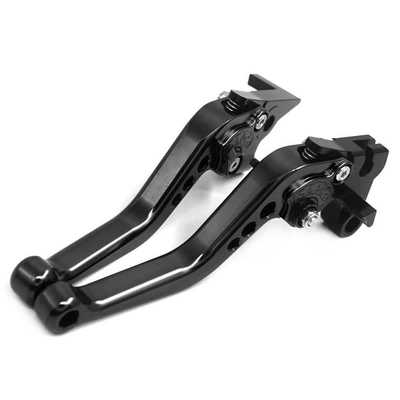 Royal Enfield Himalayan 400 Motorcycle Brake Clutch Lever Handle Lever (Motorcycle Handle Cover) - all-black-short-style-without-logo