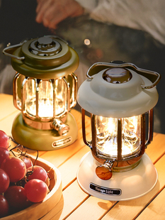 Outdoor camping lamp long endurance atmosphere lamp hanging lamp camping lamp portable lantern lighting charging tent decorative lamp