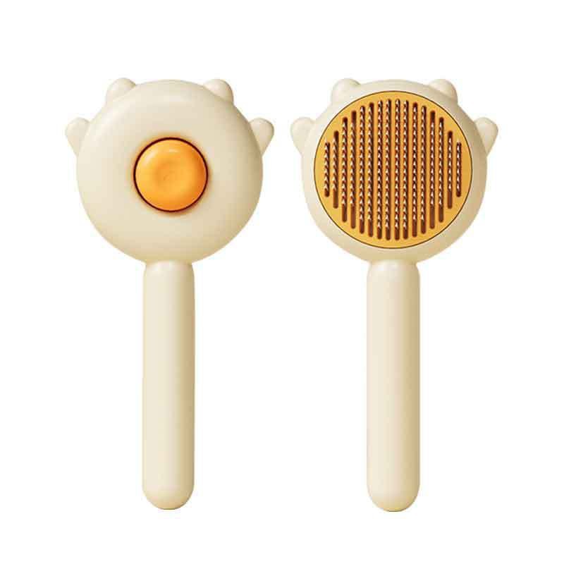 고양이 빗 - 계란 노른자 (털 제거 & 마사지, 2 in 1)