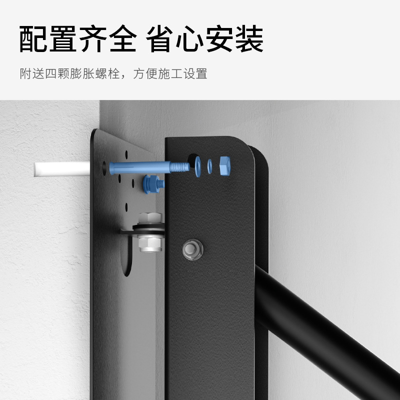 Luz de fotografía de metal completo Soporte de pared Soporte de flash de cine y televisión Soporte de lámpara de pared Cabeza de conversión Accesorios para equipos fotográficos