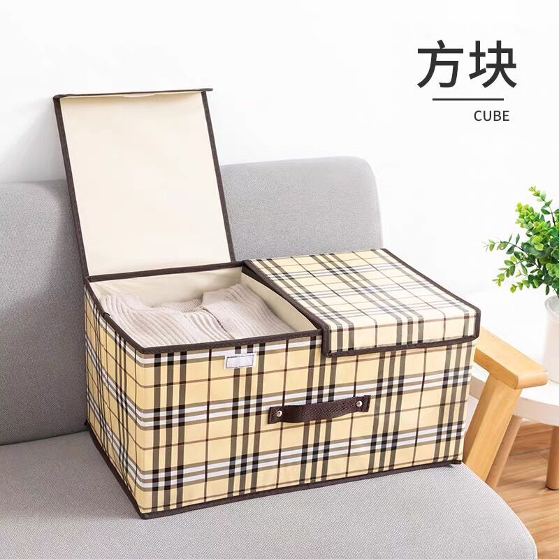 Caja de almacenamiento caja de almacenamiento de ropa interior de tela caja de almacenamiento de ropa armario doméstico artefacto plegable caja de almacenamiento de ropa