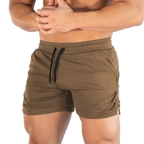 Men's 2025 Fitness Shorts for Running, Training, Quick-Drying, Breathable Mesh Beach Shorts with Dropshipping
