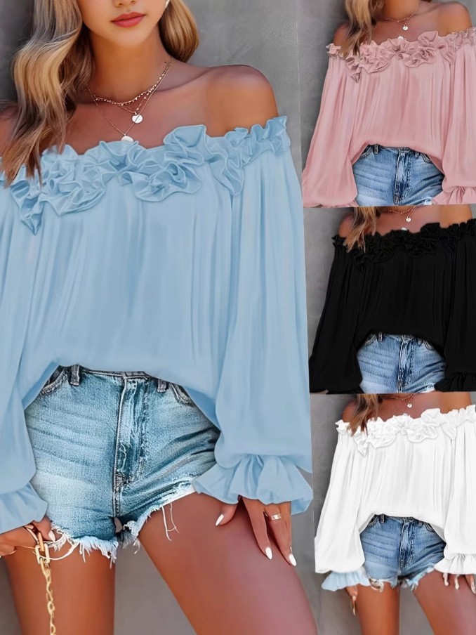 Elegant long-sleeve for leisure