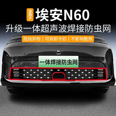 Suitable for 26 Models of Aion N60 Integrated Welded Car Insect-Proof Net Front Grille Special Modified Decorative Strip Accessories