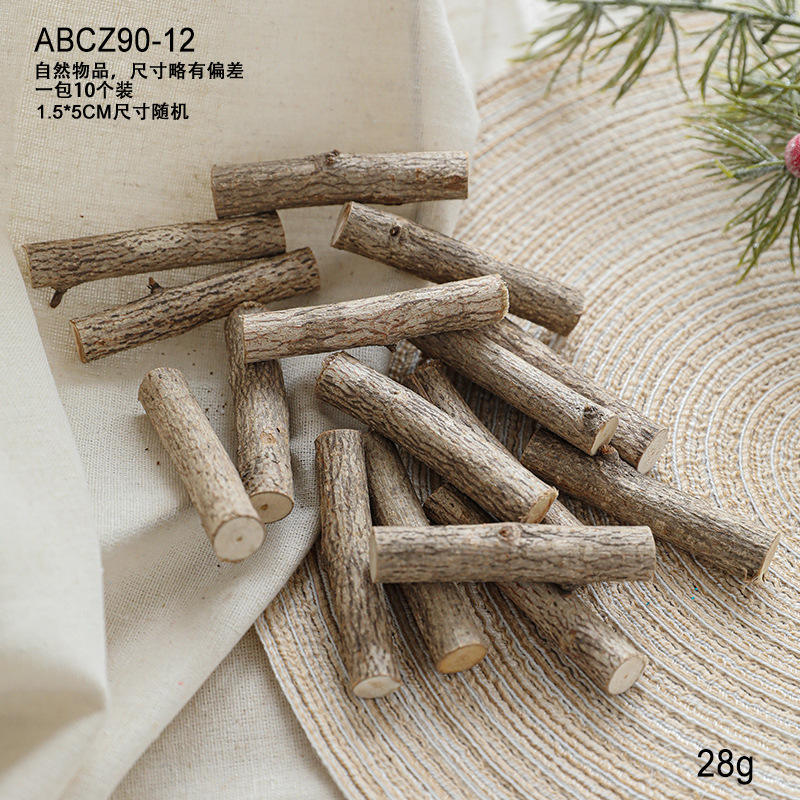 クリスマスシーン装飾用品天然松ぼっくりログ植物ドライフルーツドライ素材雰囲気装飾小道具ドライフラワー|undefined