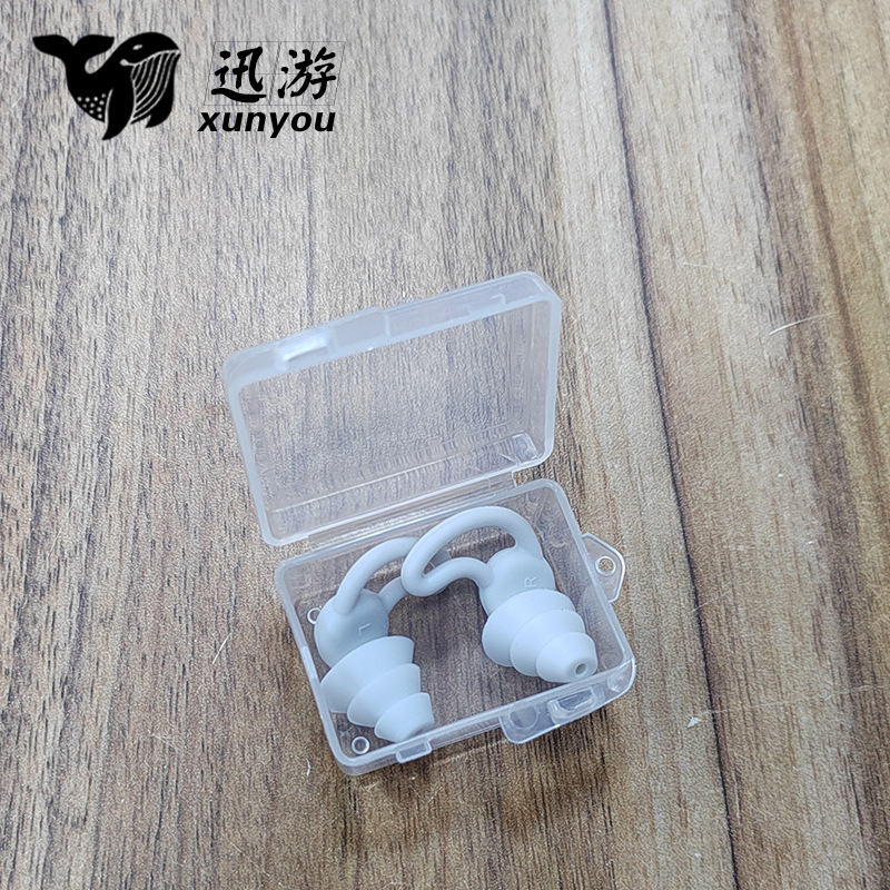 Aleta de tiburón tapones para los oídos de silicona Mute sueño tapones para los oídos reducción de ruido tapones para los oídos a prueba de sonido impermeable natación al por mayor anti-ruido