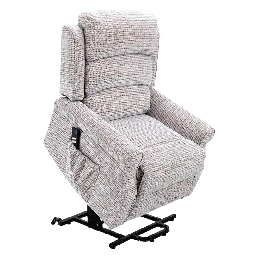 Controlador de mano manija vieja silla interruptor botón blanco teatro privado sala eléctrica sofá lateral