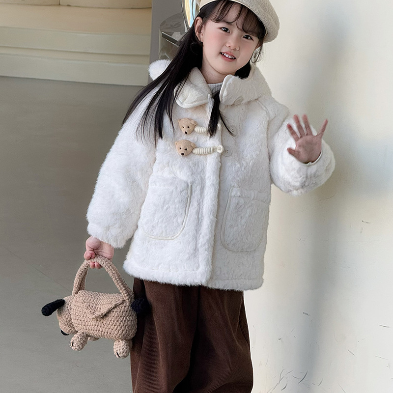 Bolso de hombro para niños y niñas tejido a mano terminado lindo bolso de bebé para cachorro tridimensional bolso para niños de comercio exterior transfronterizo