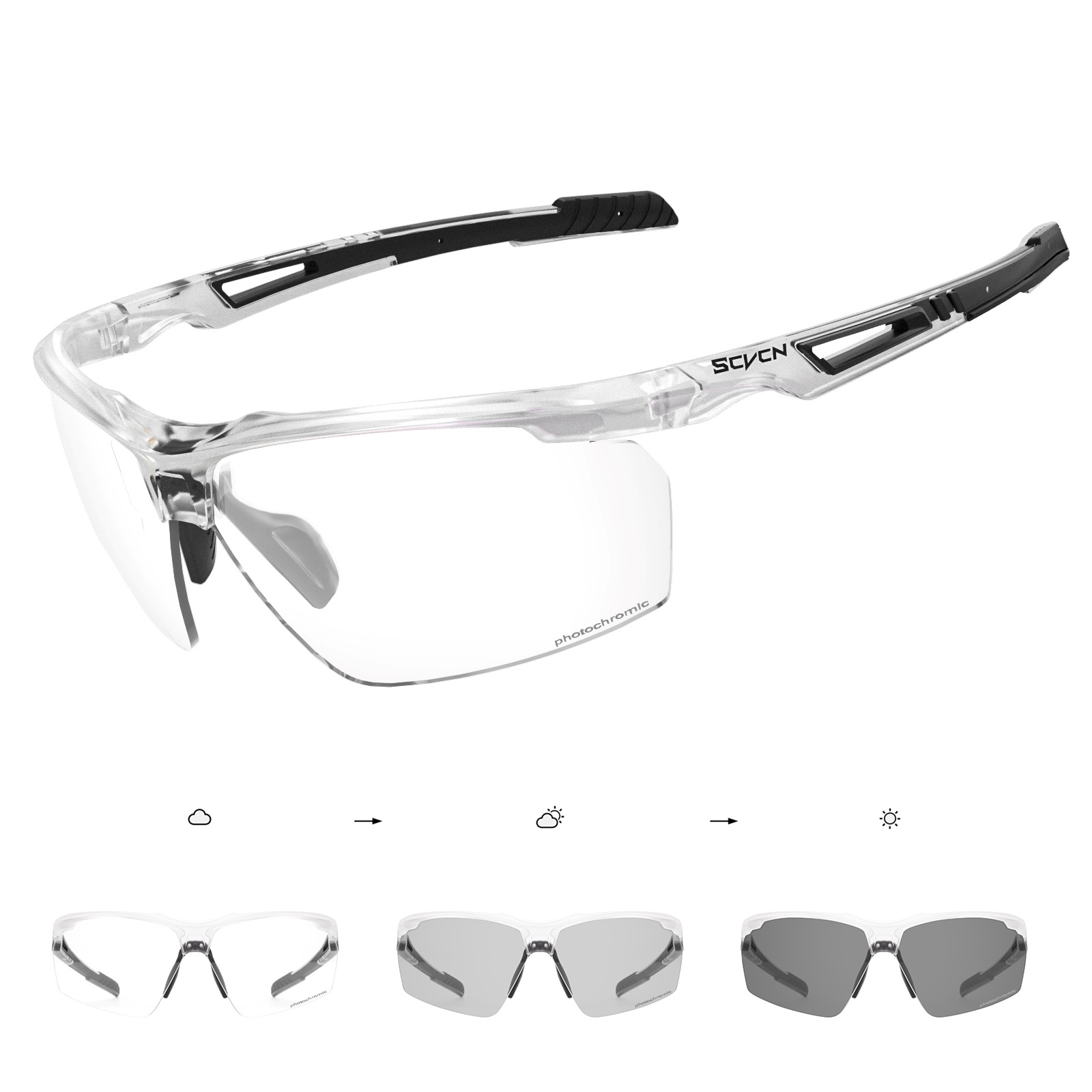 Gafas Polarizadas Deportivas TR90 con Protección UV para Ciclismo y Pesca