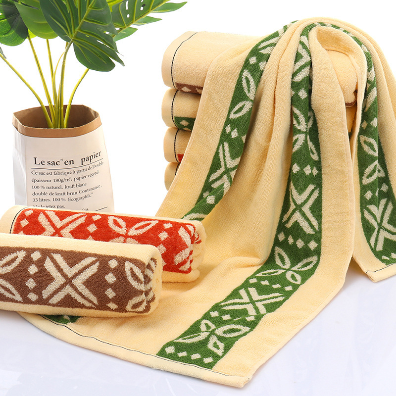 40 * 110cm long jacquard towel adult bath towel cotton lengthened towel gym gift sports towel 40 * 110cm long jacquard towel adult bath towel cotton lengthened towel gym gift sports towel