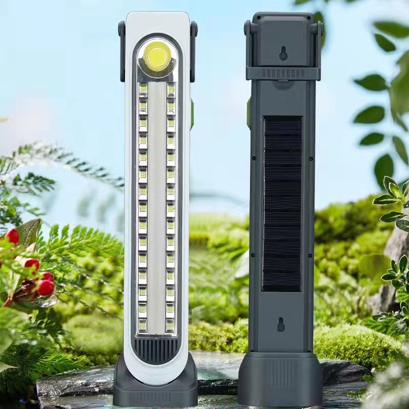 HEL - 6866TYSH lámpara de emergencia solar lámpara de camping lámpara de patrulla lámpara de libro lámpara de cabeza lámpara de escritorio