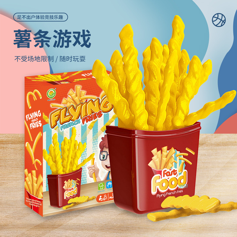 Juegos de mesa multijugador juegos de fiebre de papas fritas interactivas, fiesta familiar, máquina de patatas fritas rebotantes