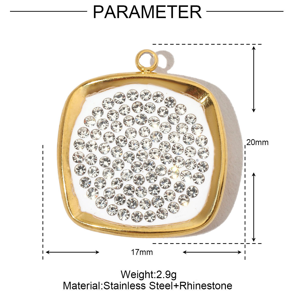 10g Weight Pendant Jewelry Making Type 37*27mm Jewelry Making Size DIY Ornament Accessories Classification 3 PCS/Package Quantity 304 Stainless Steel Material Geometric, Eagle Pattern All Seasons Season Polished Finish Elegant, Retro Style 3 PCS/Package 37*27mm 304 Stainless Steel Geometric Eagle Polished Pendant DIY Ornament Accessories 13