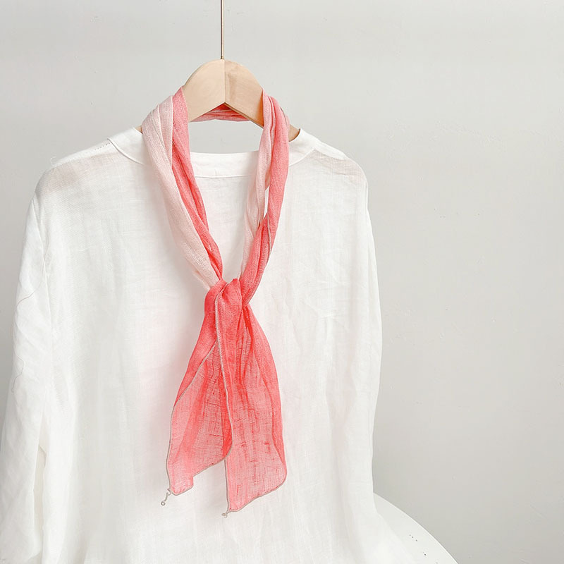 그라디언트 멜론 레드 12*170cm