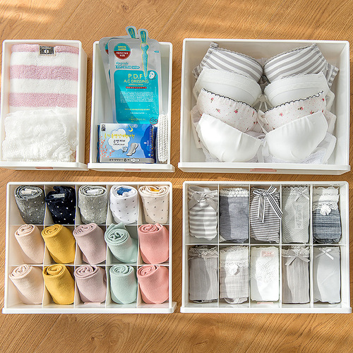Drawer underwear storage cabinet, thick plastic storage box, large storage box, clothing and miscellaneous organization box, direct factory sales