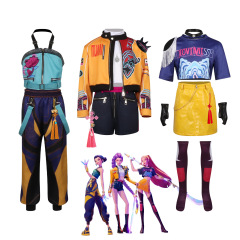 猎魔女团k-pop韩流cos服鲁米佐依米拉儿童款动漫影视同款演出服装