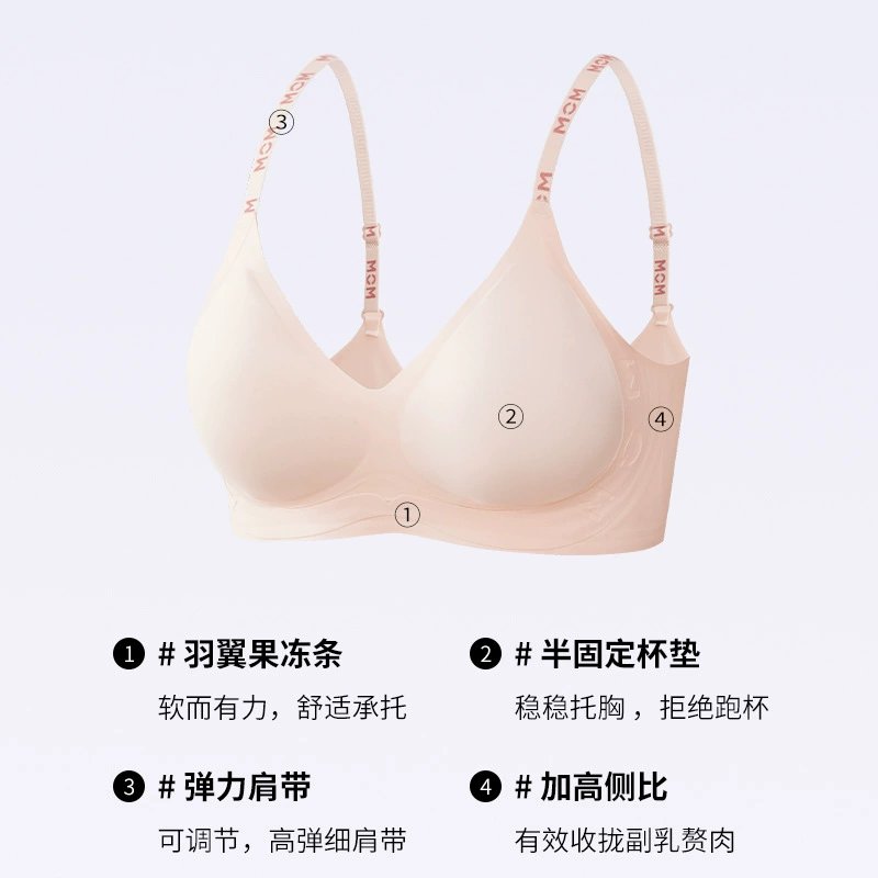 Underwear, supporting push up bra, wireless bra, bra top