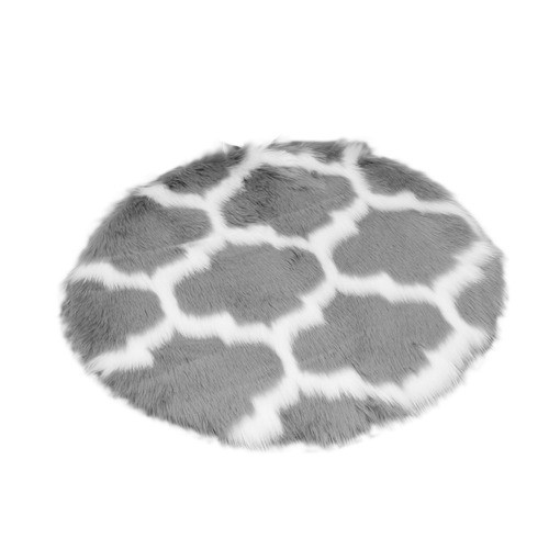 Simple round carpet bedroom living room bedside hanging basket hanging chair computer chair hairy cute girl photo taking floor mat
