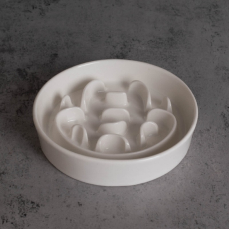 Bandeja de comida lenta de 15 cm (modelo de boca grande)