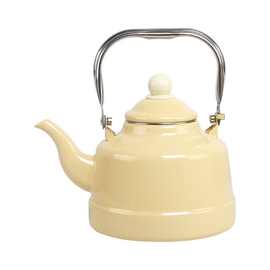搪瓷茶壶新品壶鸡蛋黄暖黄色淡淡的黄水壶烧水壶奶茶壶电磁炉明火