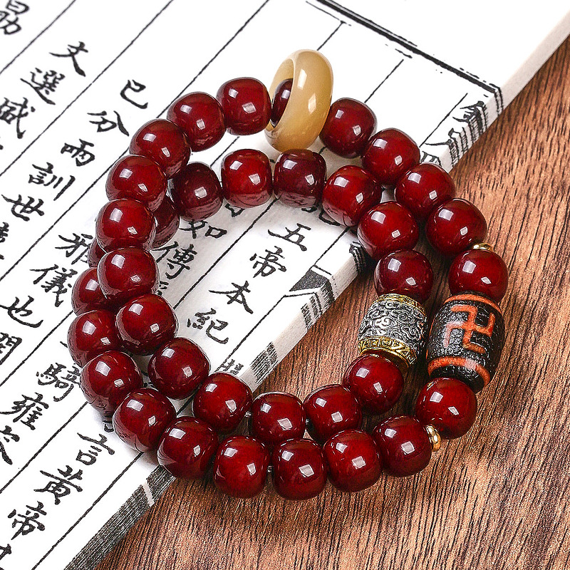 수이유윤무 더블서클 레드 11mm [슈가하트 올드소재]