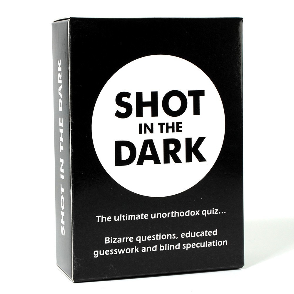 Vollständige englische Version ShotintheDark Nicht-orthodoxes Frage-und-Antwort-Spiel Paartausch Party-Puzzlekarten_voghion.com