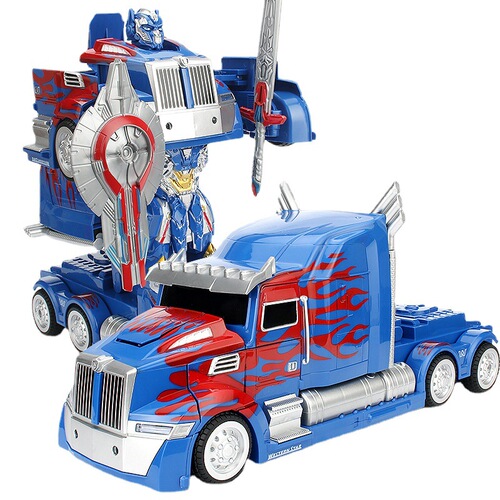 New Qida All-American Transformers Extra Large Optimus Prime Bumblebee Remote Control Car Car Robot Model Toy Car