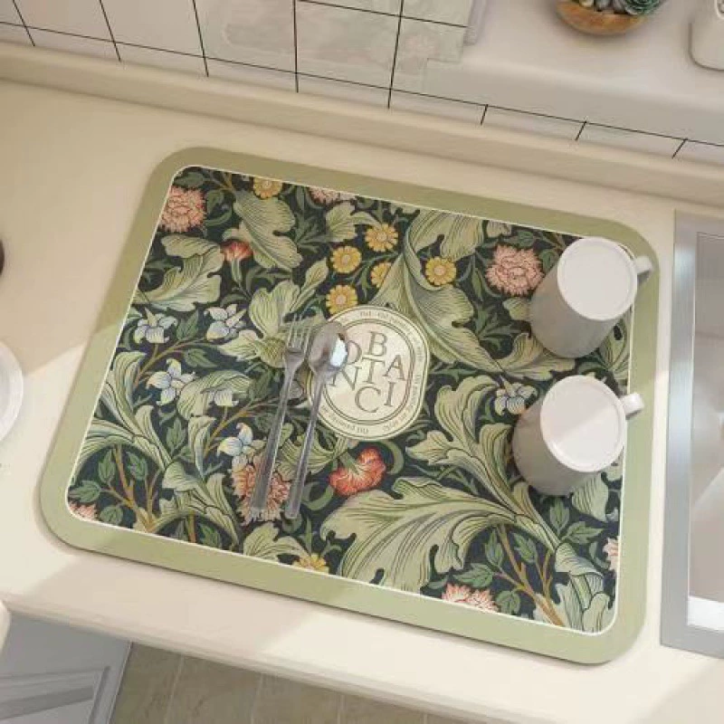 Стильная кухонная подкладка для раковины от , 65x70см, прочная, нескользящая, в различных ярких рисунках