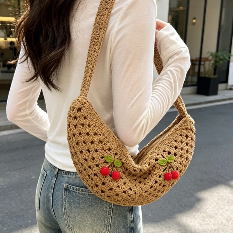 Straw Tote Bag for Women, Large Capacity Beach Bag, 2025 New Fashion Shoulder Bag, Woven Handbag, Travel Bag Straw Tote Bag for Women, Large Capacity Beach Bag, 2025 New Fashion Shoulder Bag, Woven Handbag, Travel Bag
