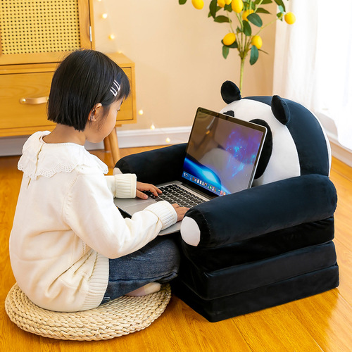 Extendable Kids Folding Sofa Bed Cartoon Baby Seat Kindergarten Nap Bed Lazy Sofa