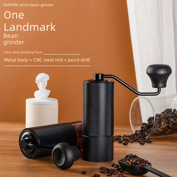 Portable Stainless Steel Coffee Grinder Manual Coffee Machine Hand Grinder Coffee Grinder Seven Star Hand Grinder