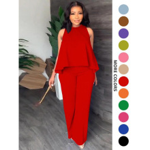 R 89055 Sleeves Straight Pants Set �o��ֱͲ�Lѝ�׿羳