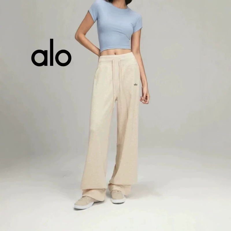New Style Long Knit Sweatpants for Tall Individuals, with a Relaxed Drape and Slimming Effect, Casual Sports Quick-Dry Wide-Leg Straight Pants