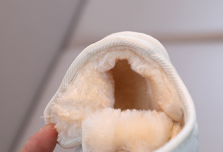 Biezi, plīša kokvilnas sniega zābaciņi, silti ziemas un meiteņu pastaigu apavi, mīksta zole, ūdensnecaurlaidīgi_voghion.com