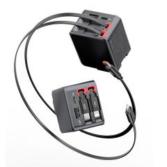 典翼窒化ガリウム充電器84Wは伸縮線を持っています。