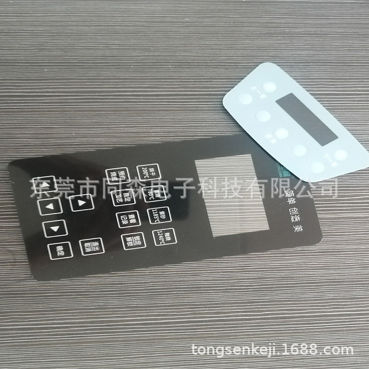 丝印雕刻加硬透明PC镜片 亚克力面板铭牌 触摸透明视窗